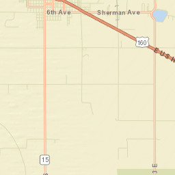 Zinzer Colorado Street Map