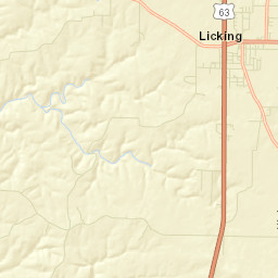 Licking Street Map