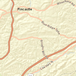 Fincastle Street Map