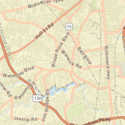 Bensley Street Map