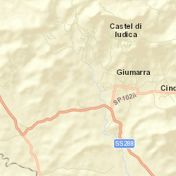 Castel di Judica Street Map