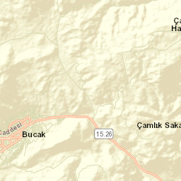 Bucak Street Map