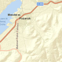Pazarcık Street Map