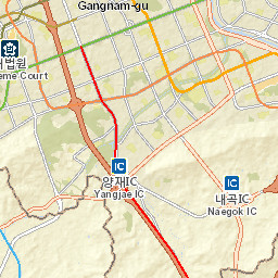 Gangnam-gu Street Map
