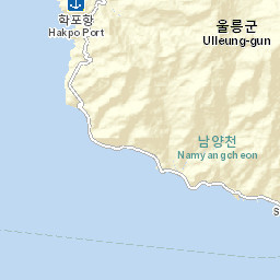 Ulleung-gun Street Map