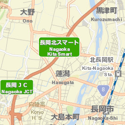 Nagaoka Street Map