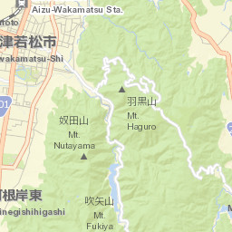 Aizu-wakamatsu Shi Street Map
