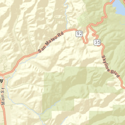 Half Moon Bay Street Map
