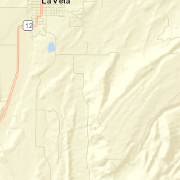La Veta Colorado Street Map