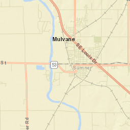 1368-1394 North Oliver Road, Mulvane, KS Street Map