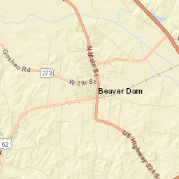 Beaver Dam Street Map