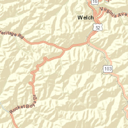 Welch Street Map