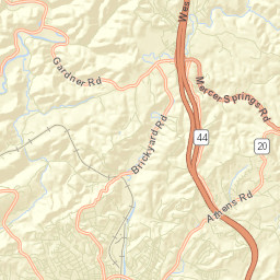 Mercer County Street Map