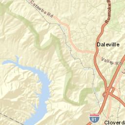 Daleville Street Map