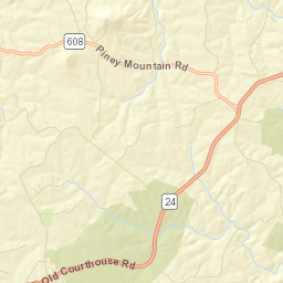 Appomattox County Street Map