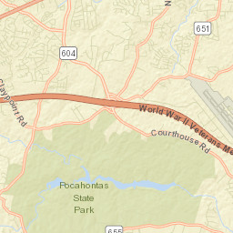 5874 Newbys Bridge Road, Chesterfield, VA Street Map