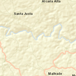 Alcoutim Street Map