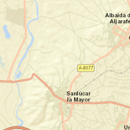 Albaida del Aljarafe Street Map