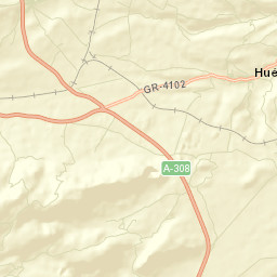 Huélago Street Map