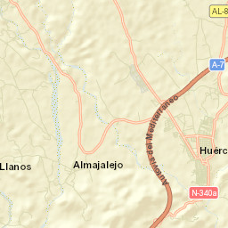 Huércal-Overa Street Map