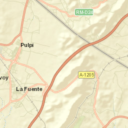 Pulpí Street Map