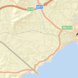 Águilas Street Map