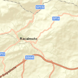 Racalmuto Street Map