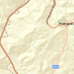 Pietraperzia Street Map