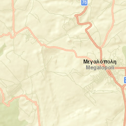 Megalópoli Street Map