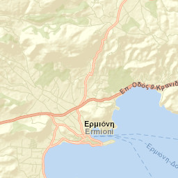 Ermióni Street Map