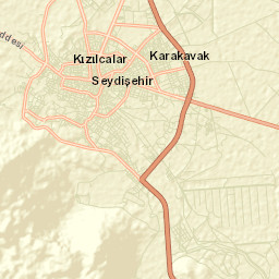 Seydişehir Street Map