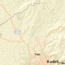 Kadirli Street Map