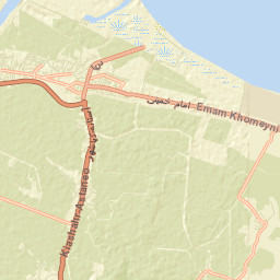 Kiashahr Street Map