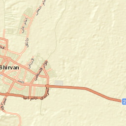 Shirvan Street Map