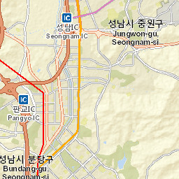 Seongnam-si Street Map