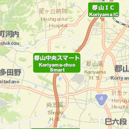 Kōriyama Shi Street Map