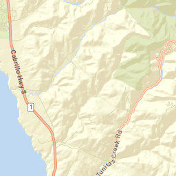 Martins Beach California Street Map