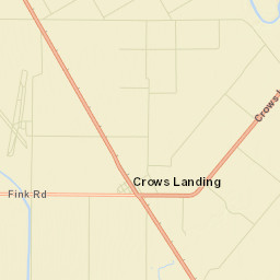 Crows Landing California Street Map