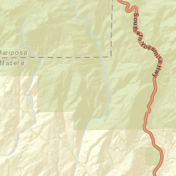 Ahwahnee Estates California Street Map