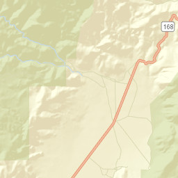 Deep Springs California Street Map