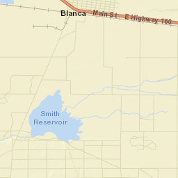 Blanca Colorado Street Map