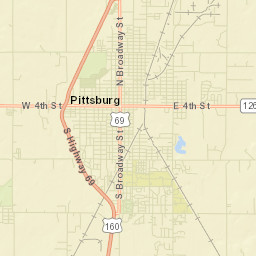 Pittsburg Street Map