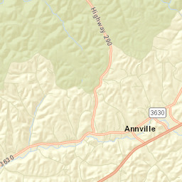 Annville Street Map