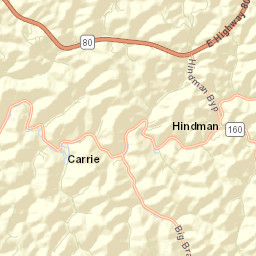 Hindman Street Map