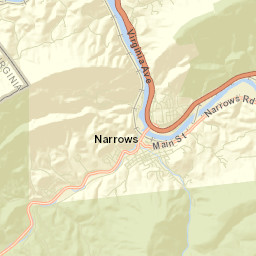 Narrows Street Map