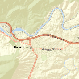 Giles County Street Map
