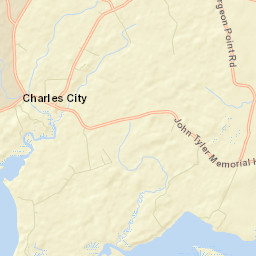 Charles City County Street Map