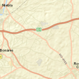 Niebla Street Map