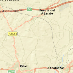 Pilas Street Map