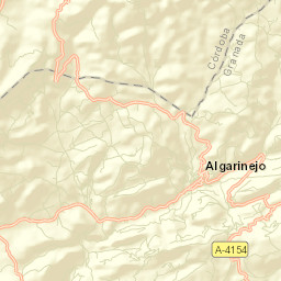 Algarinejo Street Map